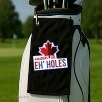 Canadians Are Eh Holes Funny Canada Golf Towel thumb 2