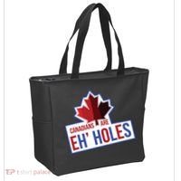 Canadians Are Eh Holes Funny Canada Tote Bag thumb 2