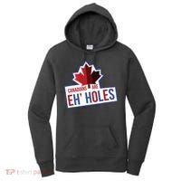 Canadians Are Eh Holes Funny Canada Women's Hoodie thumb 0