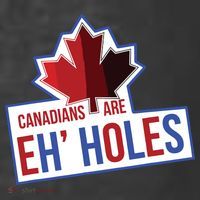 Canadians Are Eh Holes Funny Canada Women's Hoodie thumb 2