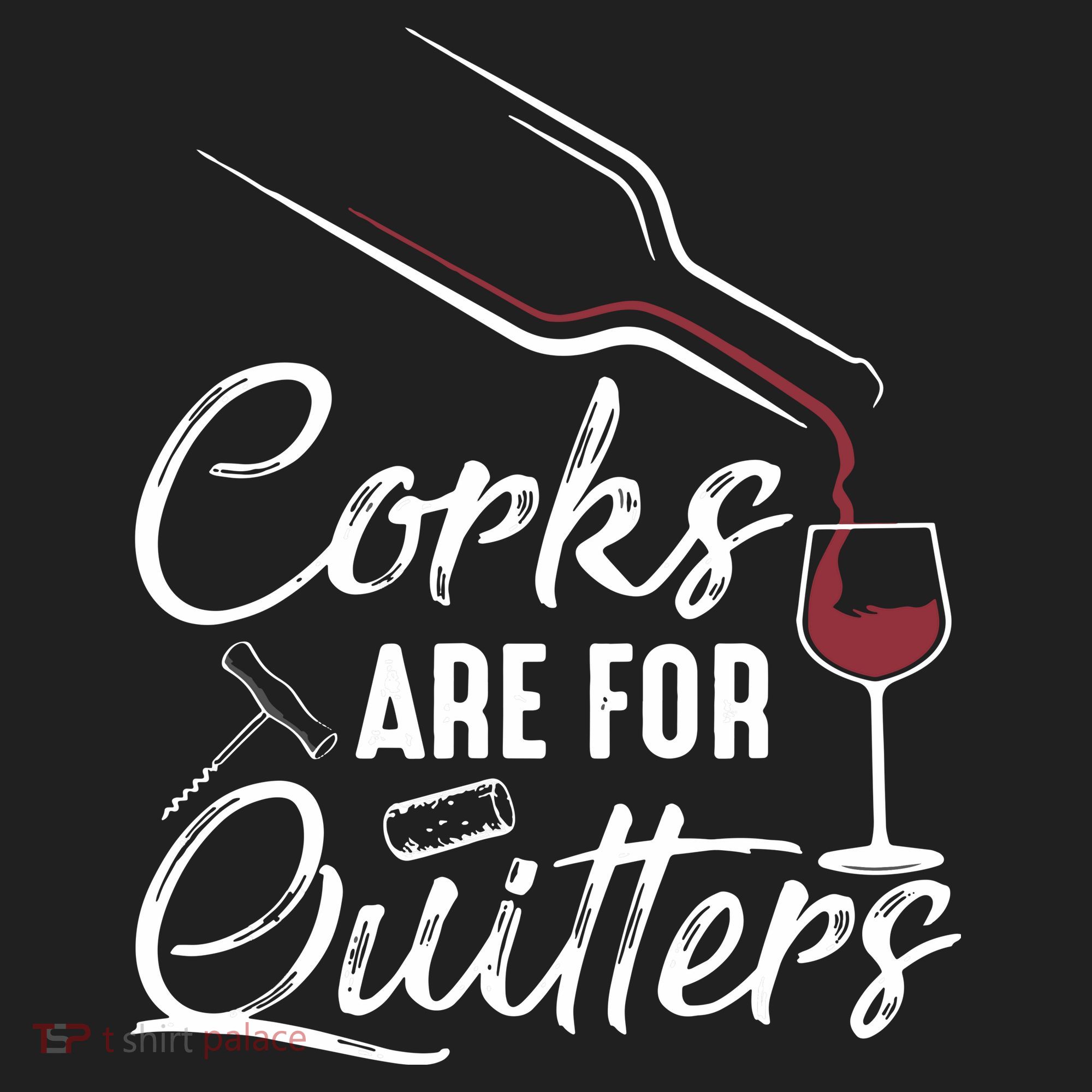 Corks Are For Quitters Funny Wine Drinking Team Festival Beanie