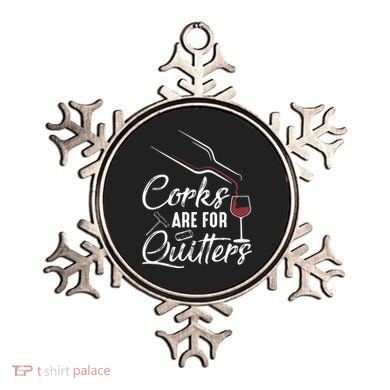 Corks Are For Quitters Funny Wine Drinking Team Festival Ornament