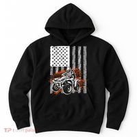 Cool ATV For Adult Quad Racing Squad USA Flag 4 Wheeler Hoodie thumb 0