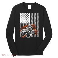 Cool ATV For Adult Quad Racing Squad USA Flag 4 Wheeler Long Sleeve Shirt thumb 0