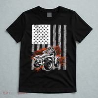 Cool ATV For Adult Quad Racing Squad USA Flag 4 Wheeler T-Shirt thumb 5