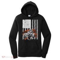 Cool ATV For Adult Quad Racing Squad USA Flag 4 Wheeler Women's Hoodie thumb 0