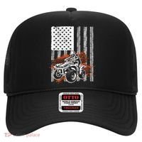 Cool ATV For Adult Quad Racing Squad USA Flag 4 Wheeler Hat thumb 0