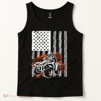 Cool ATV For Adult Quad Racing Squad USA Flag 4 Wheeler Tank Top thumb 2
