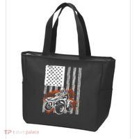 Cool ATV For Adult Quad Racing Squad USA Flag 4 Wheeler Tote Bag thumb 3
