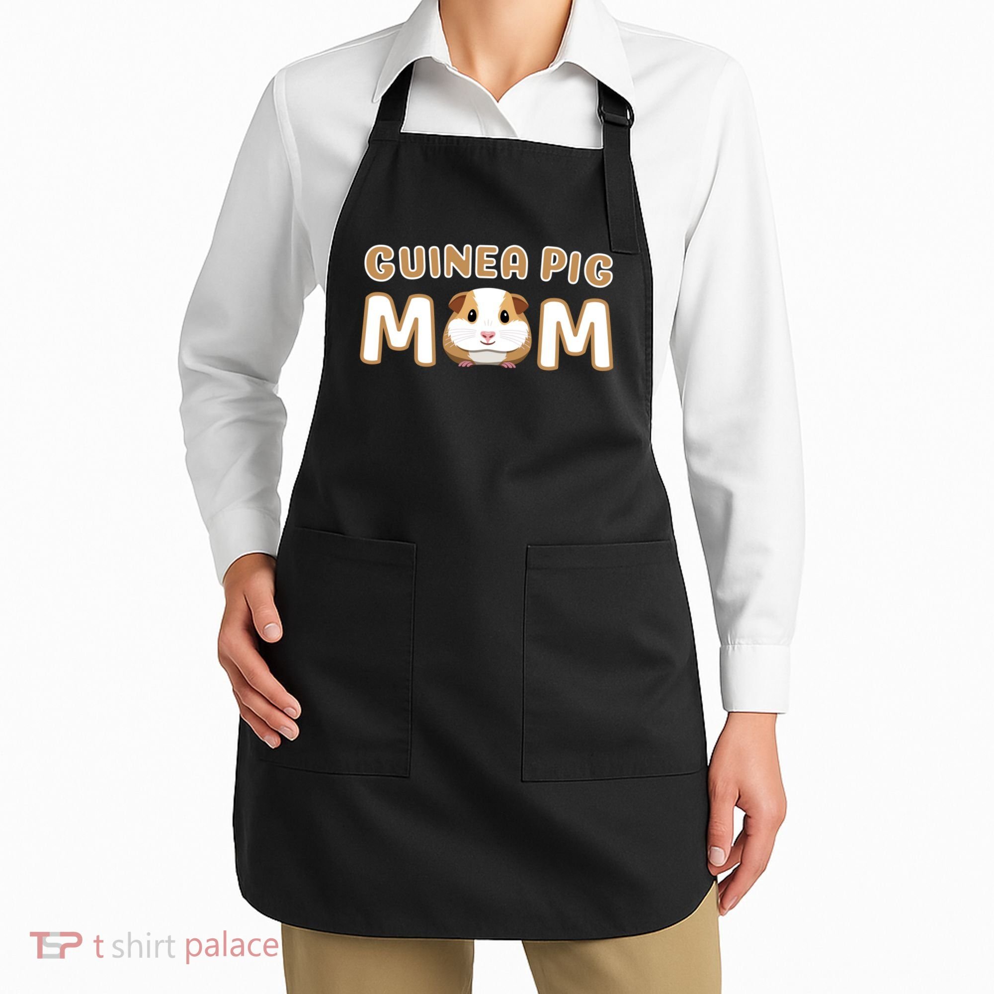 Cute Adorable Fun Guinea Pig Mom Gift Apron