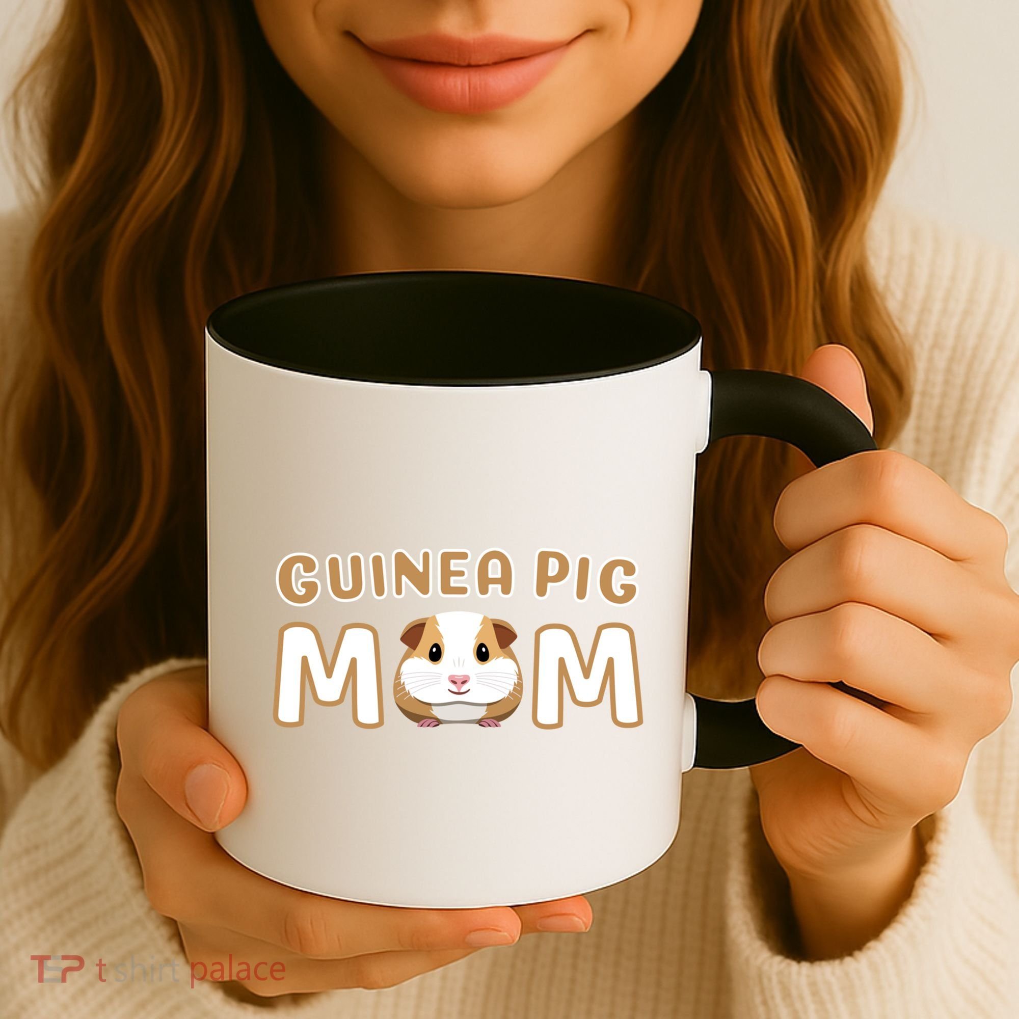 Cute Adorable Fun Guinea Pig Mom Gift Coffee Mug