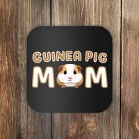 Cute Adorable Fun Guinea Pig Mom Gift Coaster thumb 0