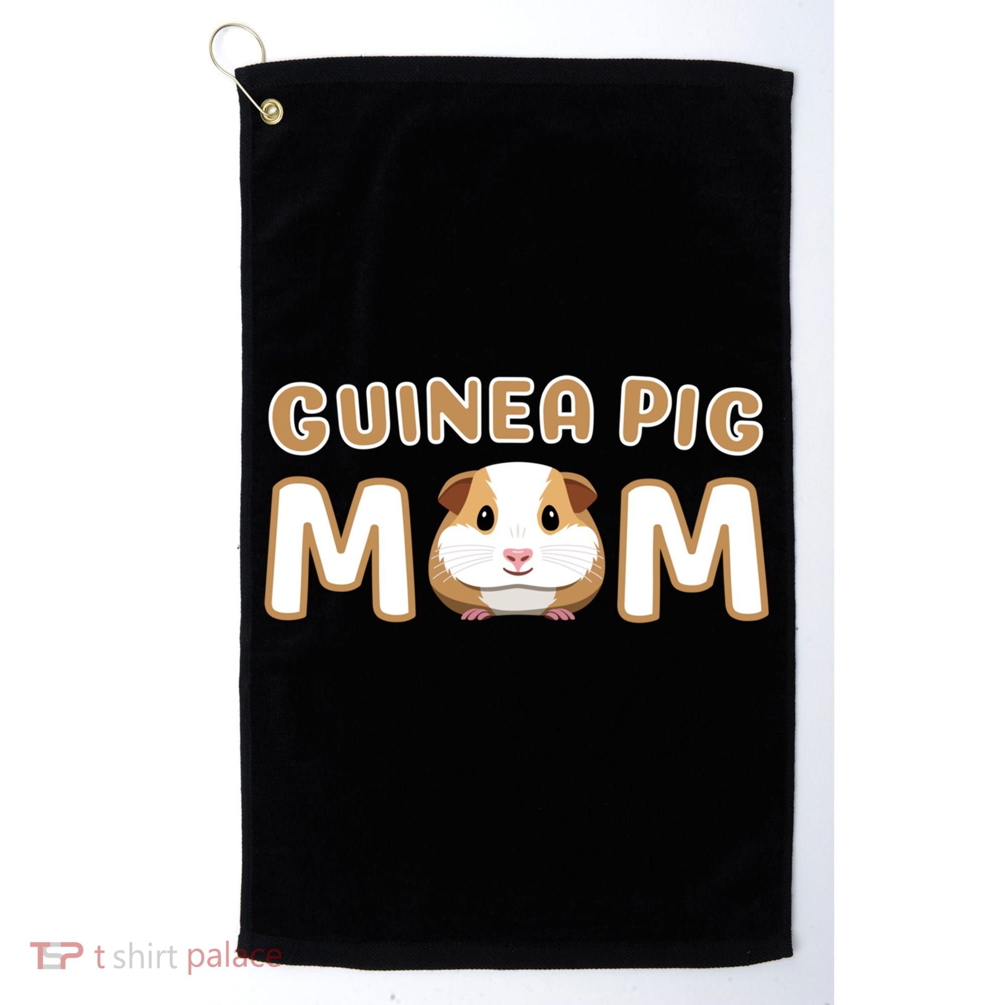 Cute Adorable Fun Guinea Pig Mom Gift Golf Towel