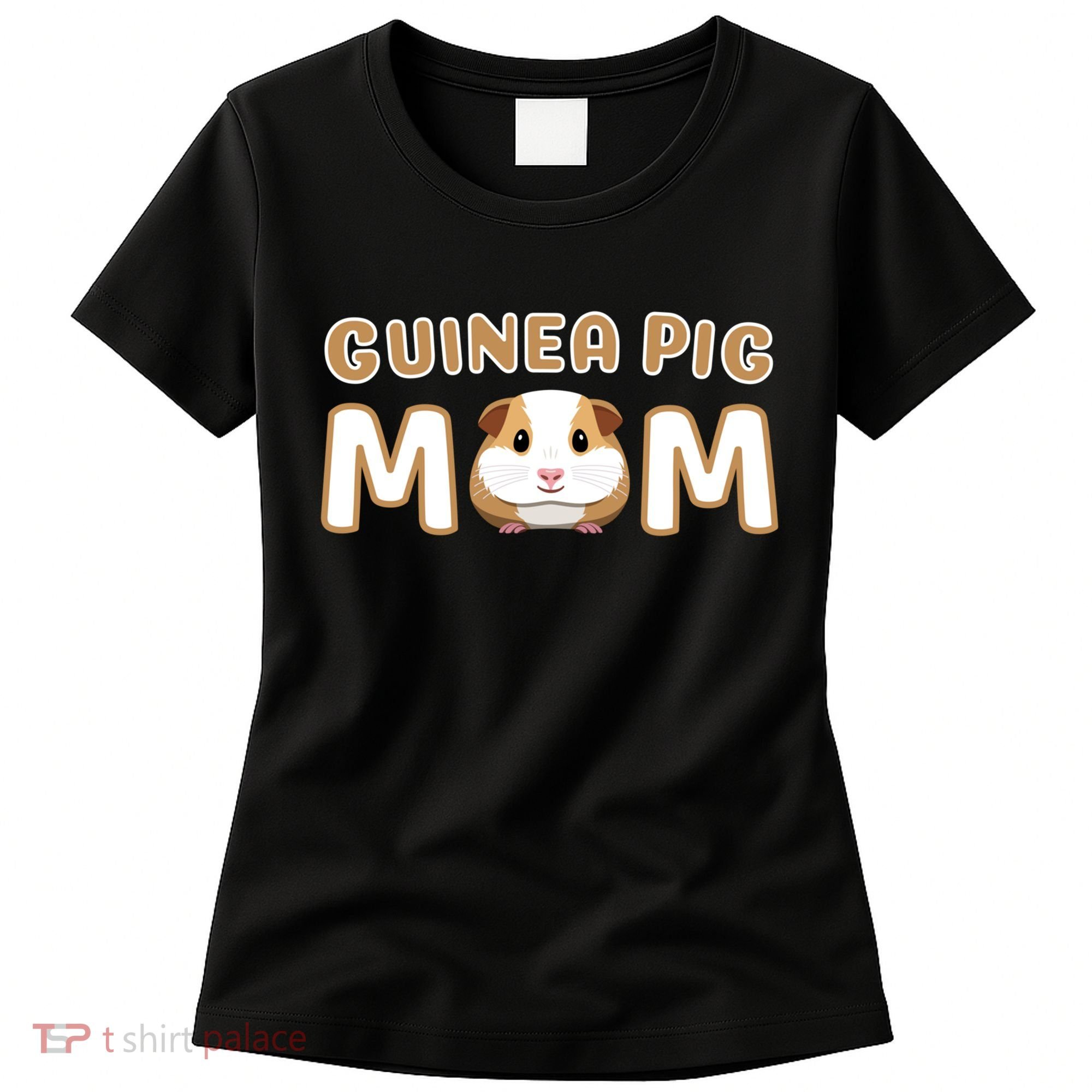 Cute Adorable Fun Guinea Pig Mom Gift Women's T-Shirt