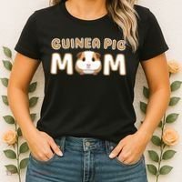 Cute Adorable Fun Guinea Pig Mom Gift Women's T-Shirt thumb 2