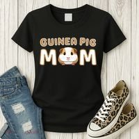 Cute Adorable Fun Guinea Pig Mom Gift Women's T-Shirt thumb 3