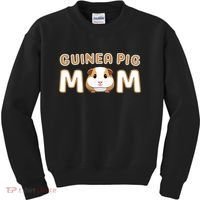 Cute Adorable Fun Guinea Pig Mom Gift Kids Sweatshirt thumb 0