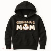 Cute Adorable Fun Guinea Pig Mom Gift Kids Hoodie thumb 0
