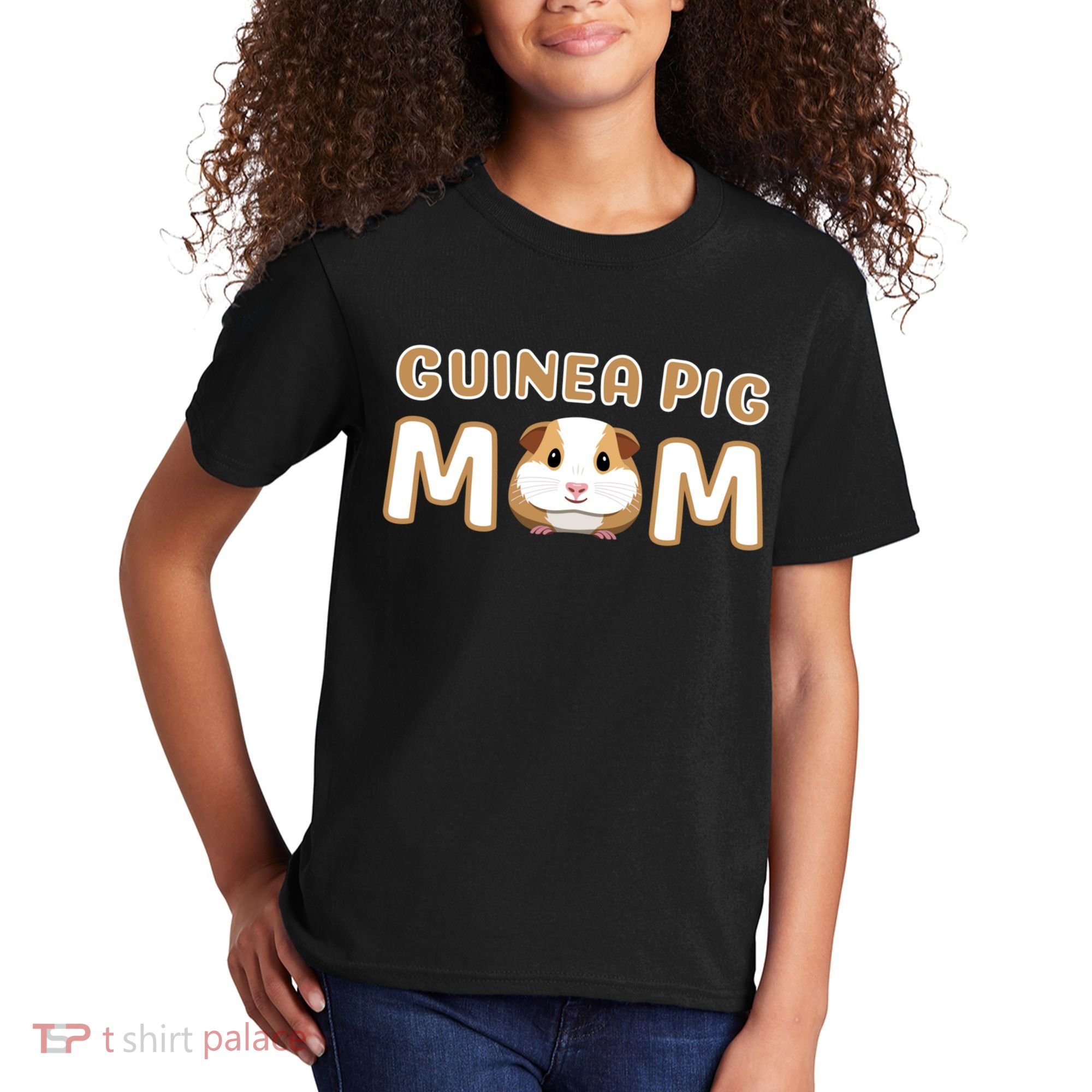 Cute Adorable Fun Guinea Pig Mom Gift Kids T-Shirt