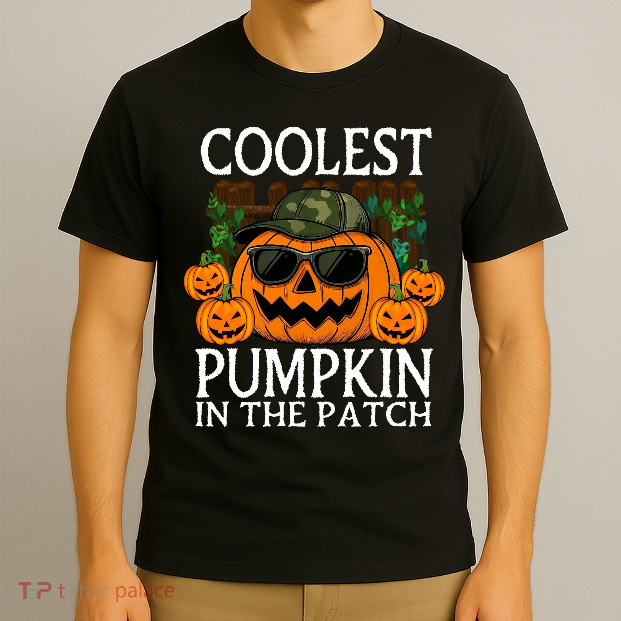 Cute And Funny Halloween Coolest Pumpkin In The Patch T-Shirt