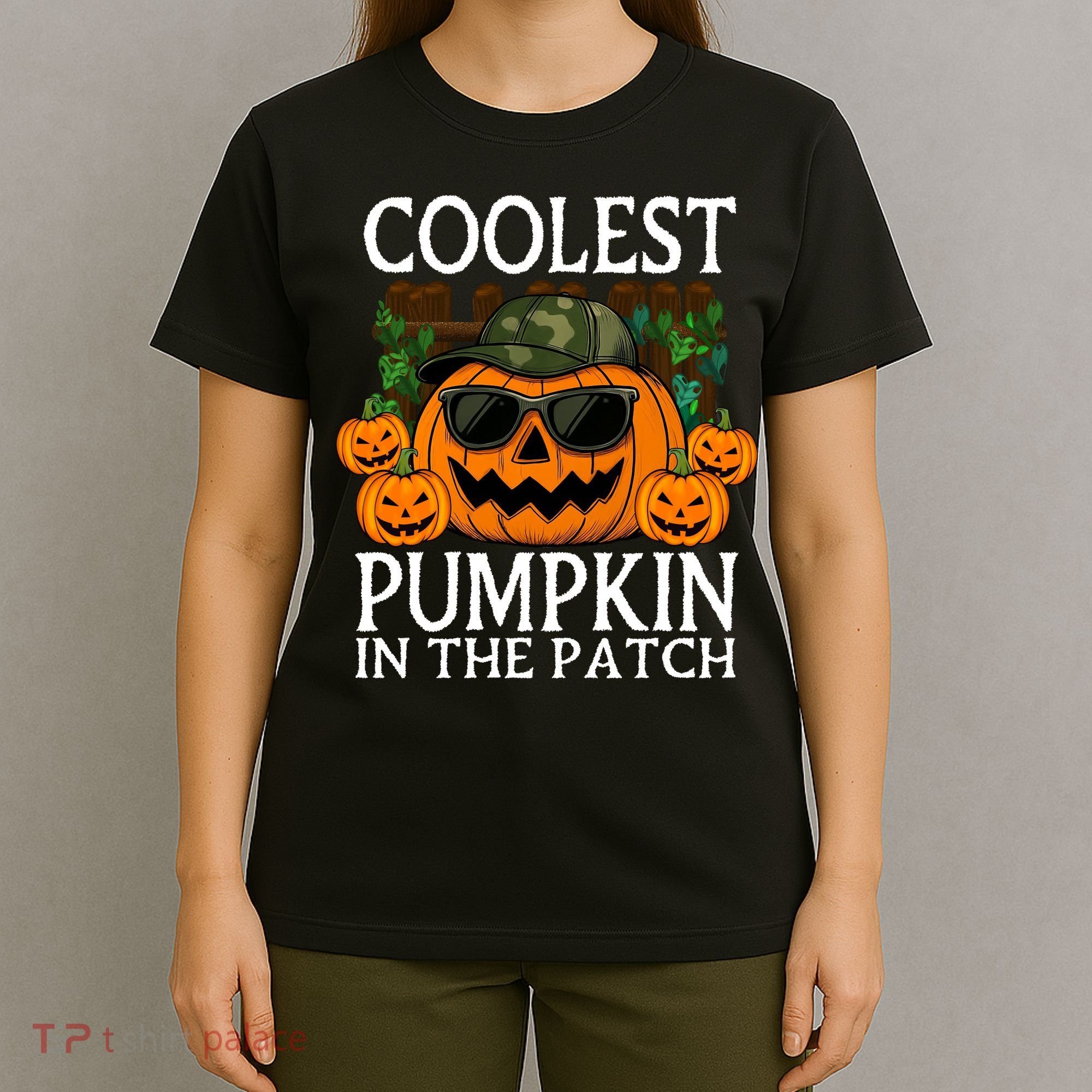 Cute And Funny Halloween Coolest Pumpkin In The Patch T-Shirt