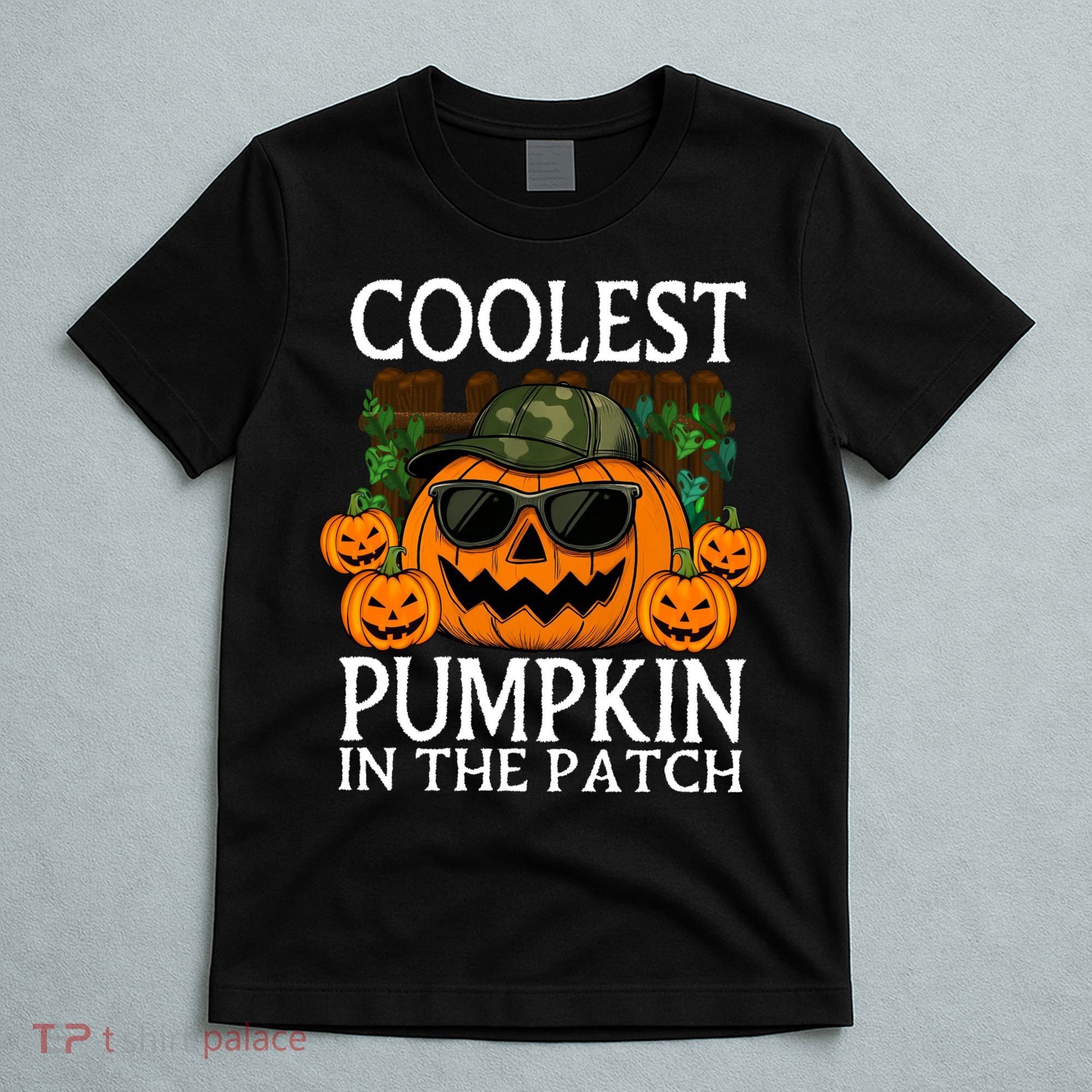 Cute And Funny Halloween Coolest Pumpkin In The Patch T-Shirt