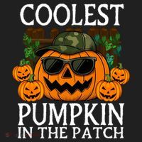 Cute And Funny Halloween Coolest Pumpkin In The Patch Beanie thumb 2