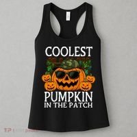Cute And Funny Halloween Coolest Pumpkin In The Patch Women's Tank Top thumb 3