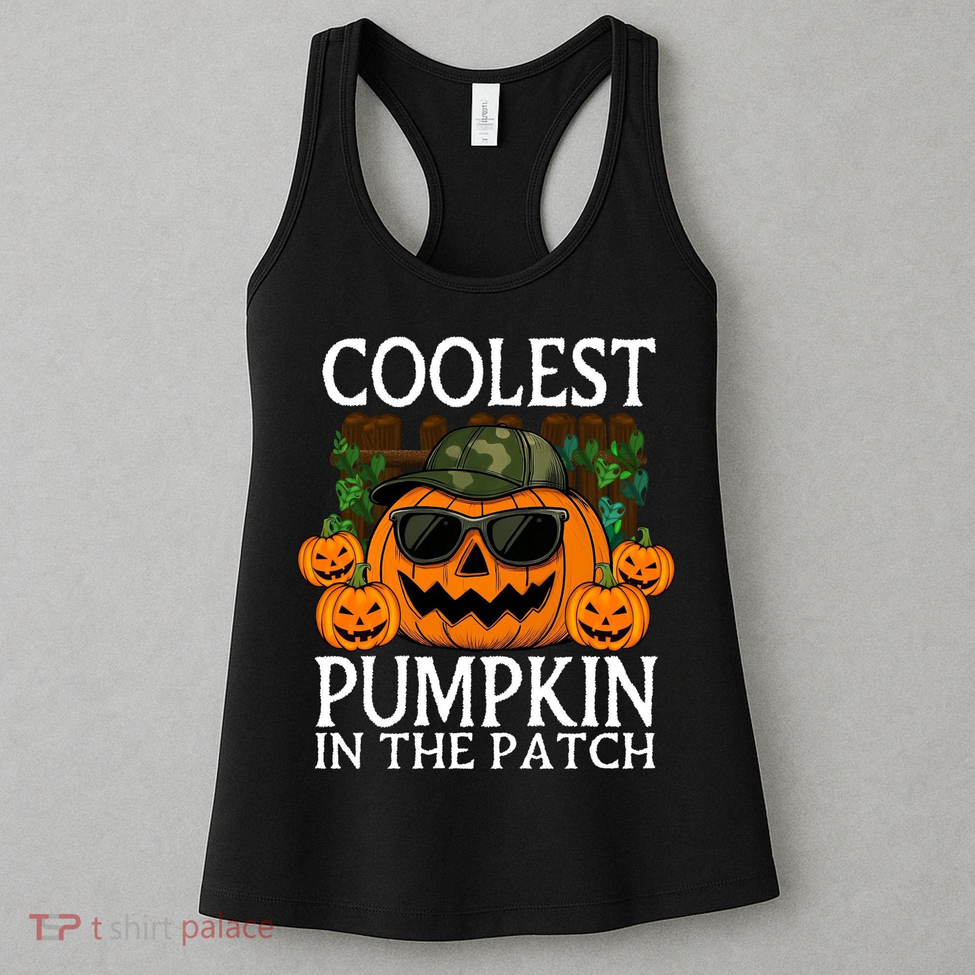 Cute And Funny Halloween Coolest Pumpkin In The Patch Women's Tank Top