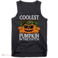 Cute And Funny Halloween Coolest Pumpkin In The Patch Tank Top thumb 0