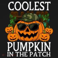 Cute And Funny Halloween Coolest Pumpkin In The Patch Visor thumb 3