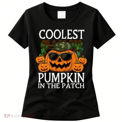 Cute And Funny Halloween Coolest Pumpkin In The Patch Women's T-Shirt