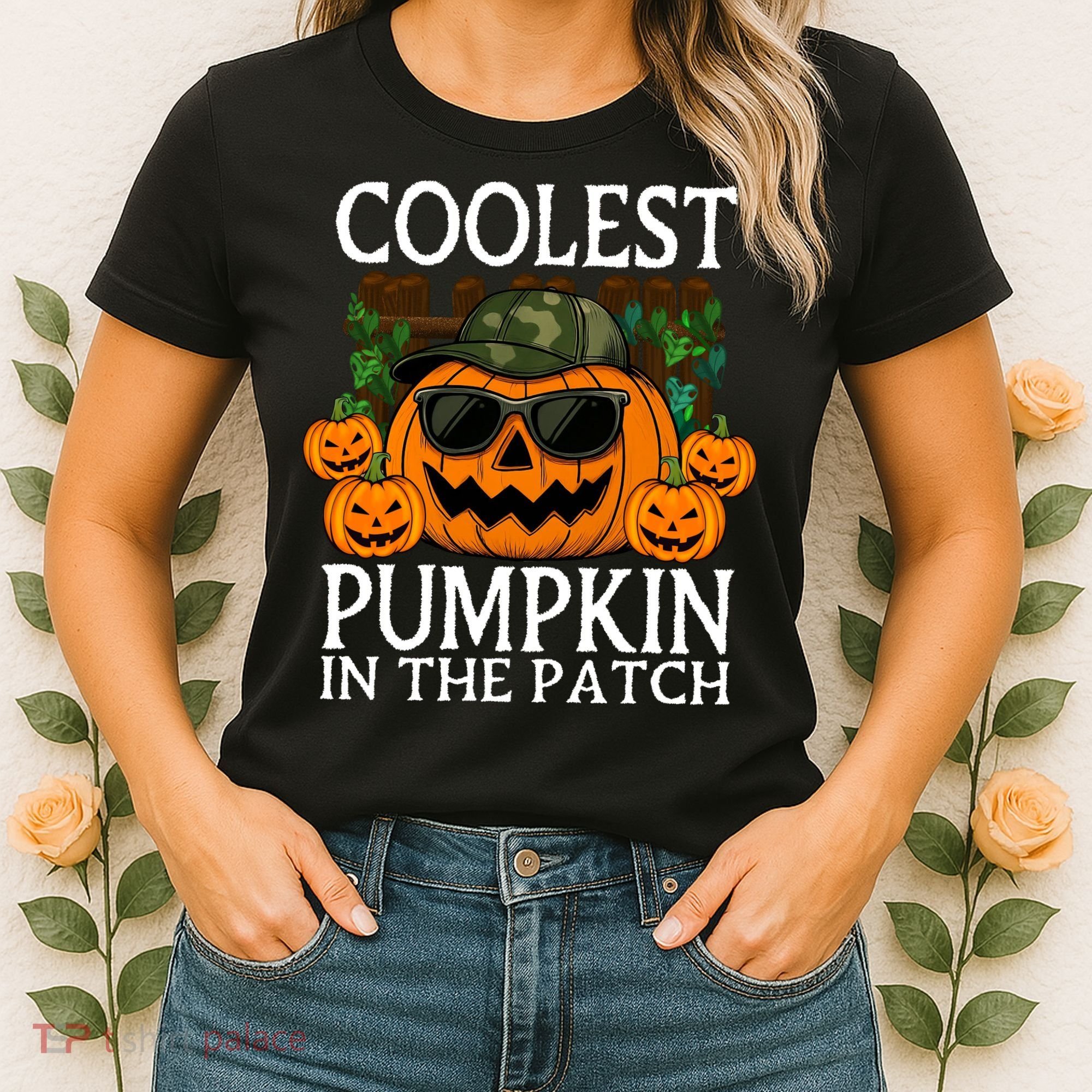 Cute And Funny Halloween Coolest Pumpkin In The Patch Women's T-Shirt