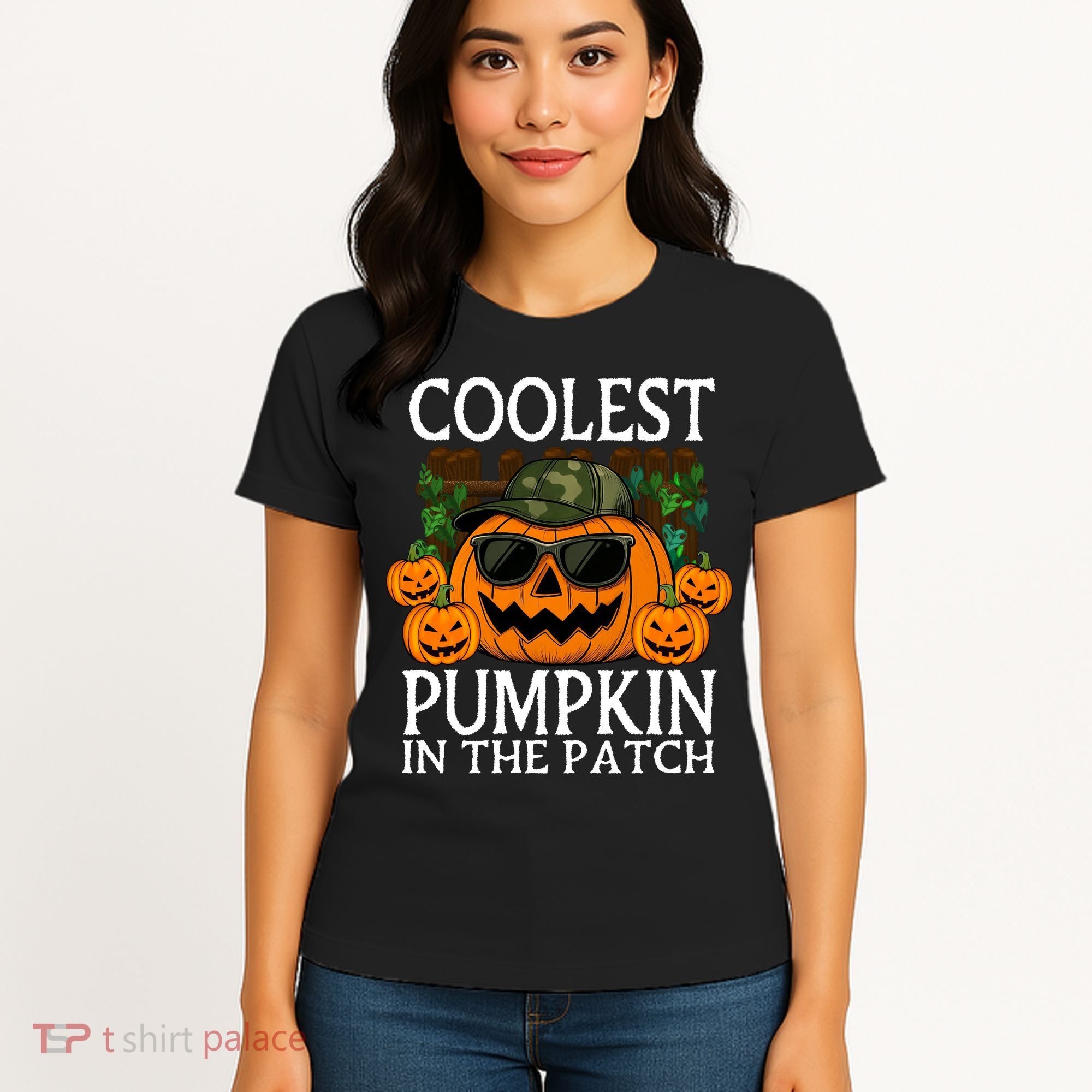 Cute And Funny Halloween Coolest Pumpkin In The Patch Women's T-Shirt