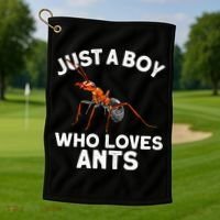 Cool Ant For Ant Farm Entomology Ants Insect Golf Towel thumb 1