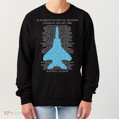 Chanute Afb F15 Eagletshirt Rantoul Illinois Women's Sweatshirt