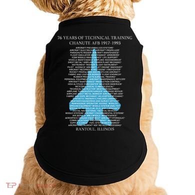 Chanute Afb F15 Eagletshirt Rantoul Illinois Doggie Tank