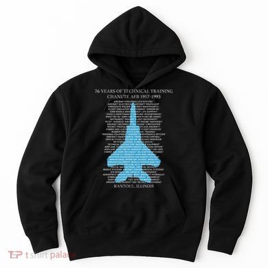 Chanute Afb F15 Eagletshirt Rantoul Illinois Hoodie