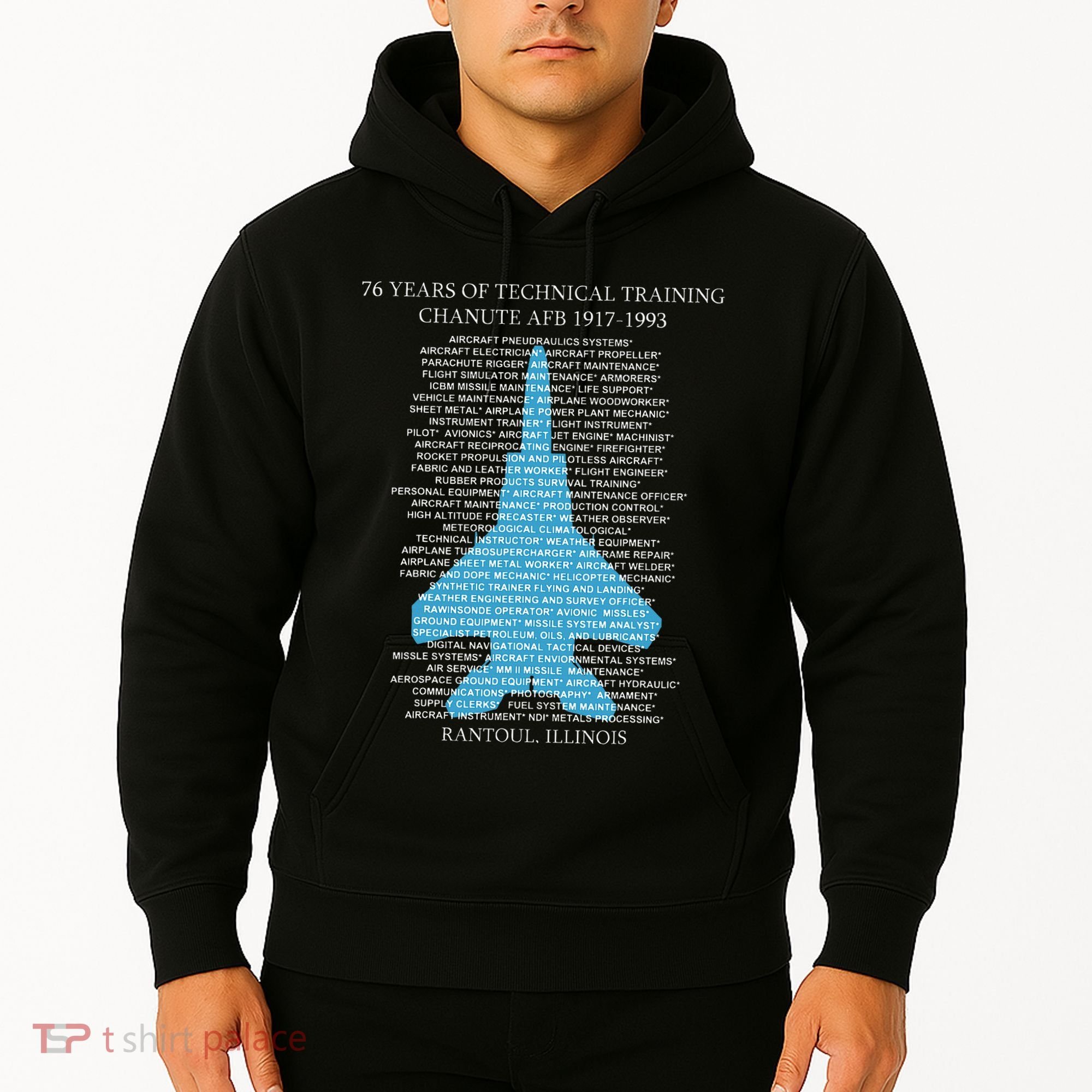Chanute Afb F15 Eagletshirt Rantoul Illinois Hoodie