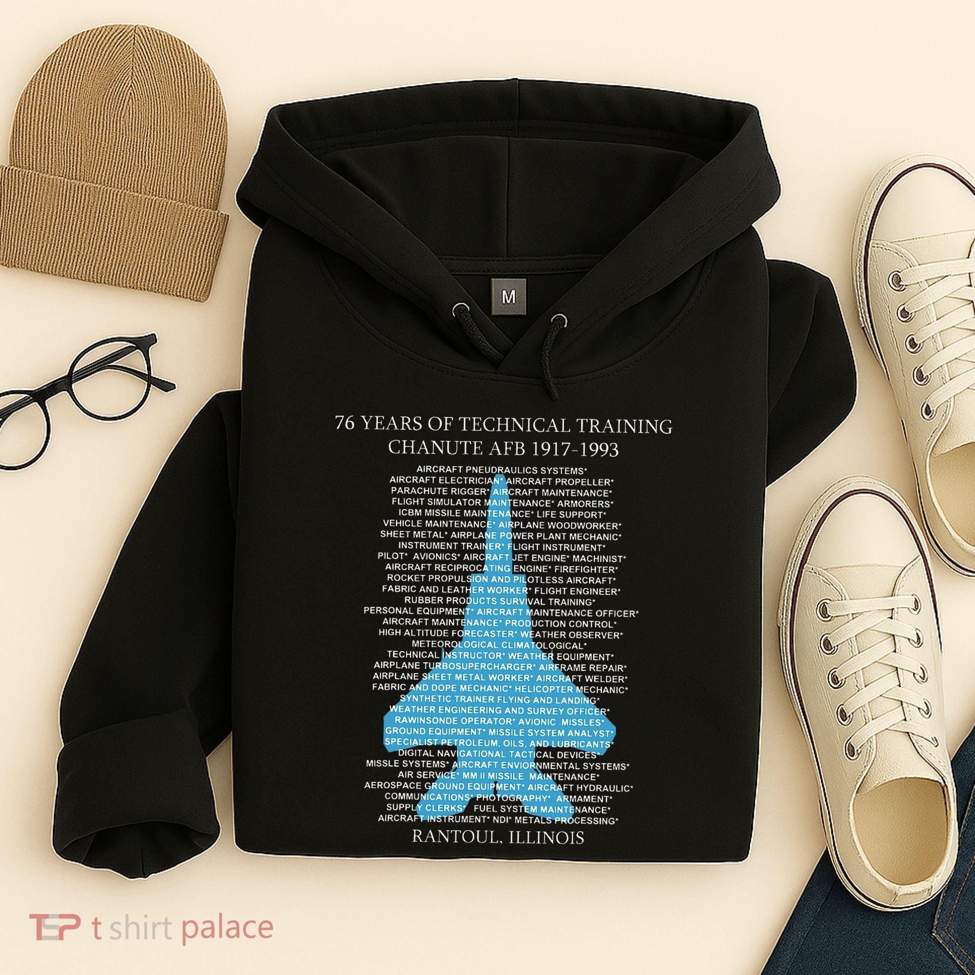 Chanute Afb F15 Eagletshirt Rantoul Illinois Hoodie