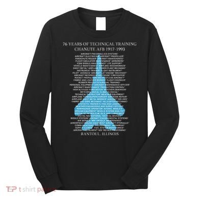 Chanute Afb F15 Eagletshirt Rantoul Illinois Long Sleeve Shirt