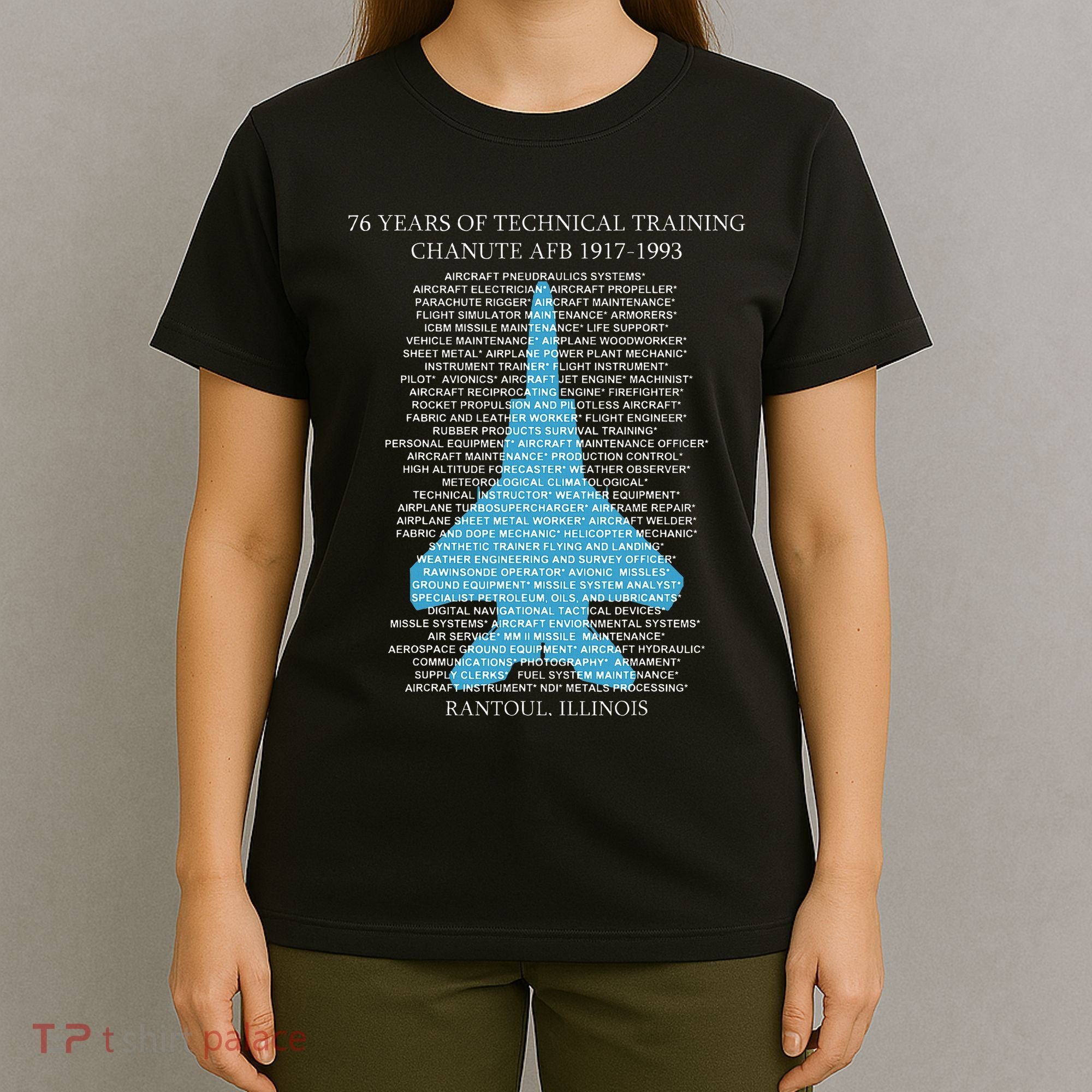 Chanute Afb F15 Eagletshirt Rantoul Illinois T-Shirt