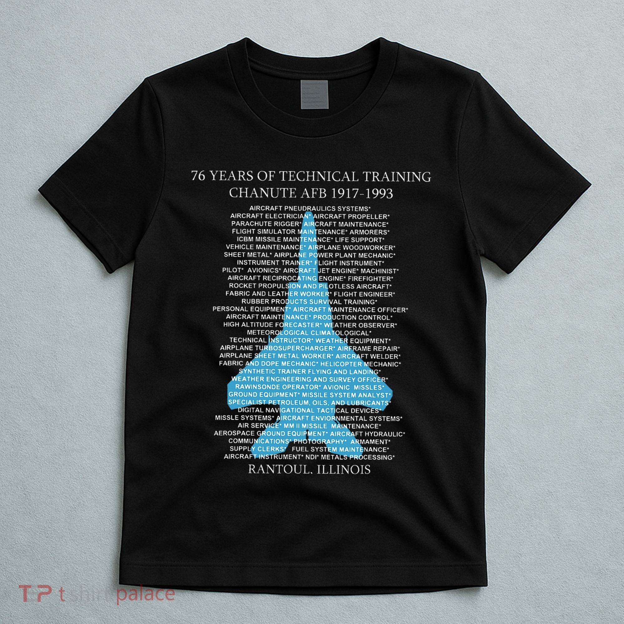 Chanute Afb F15 Eagletshirt Rantoul Illinois T-Shirt