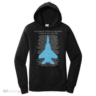 Chanute Afb F15 Eagletshirt Rantoul Illinois Women's Hoodie