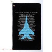 Chanute Afb F15 Eagletshirt Rantoul Illinois Golf Towel thumb 0