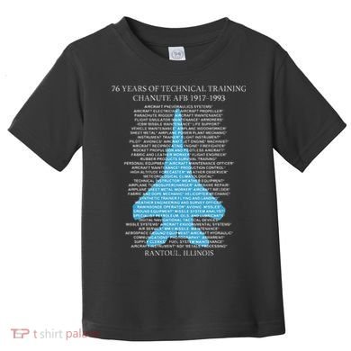 Chanute Afb F15 Eagletshirt Rantoul Illinois Toddler T-Shirt