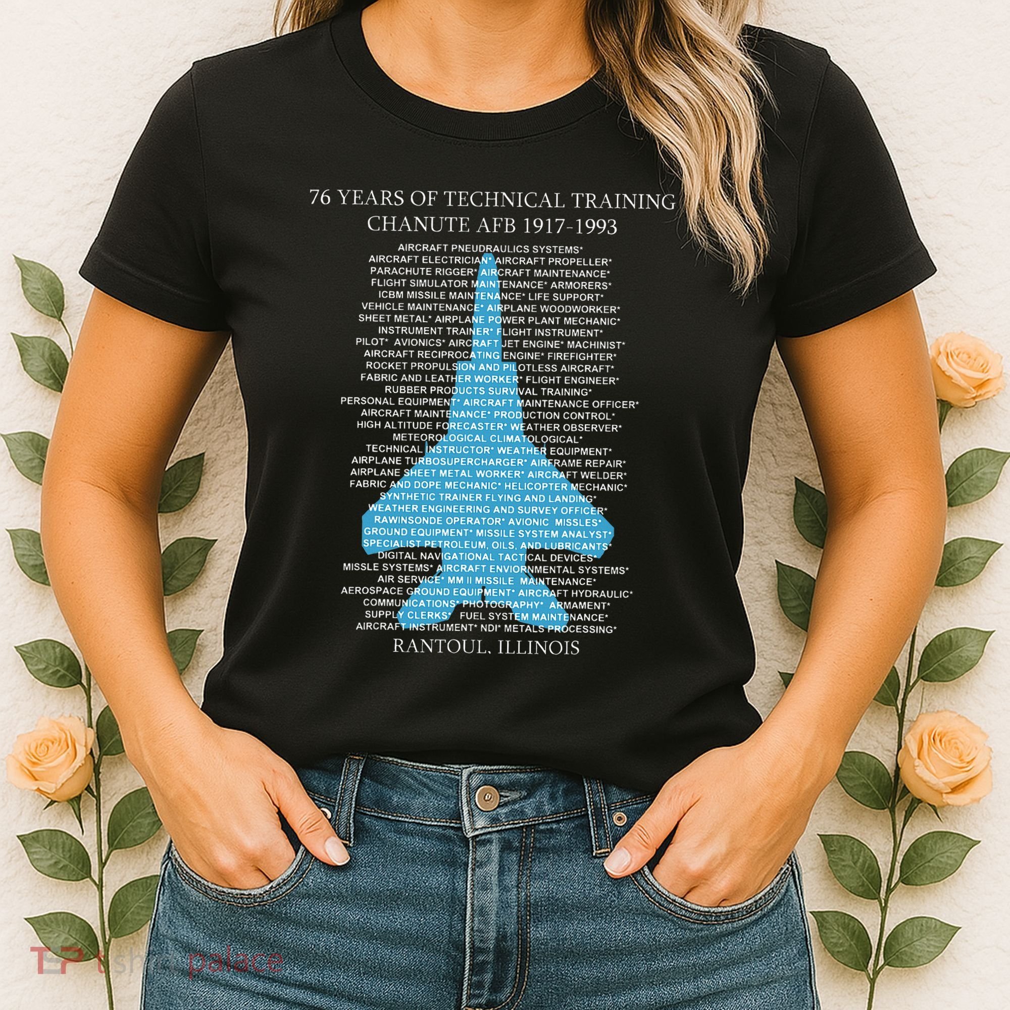 Chanute Afb F15 Eagletshirt Rantoul Illinois Women's T-Shirt