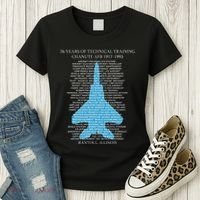 Chanute Afb F15 Eagletshirt Rantoul Illinois Women's T-Shirt thumb 3