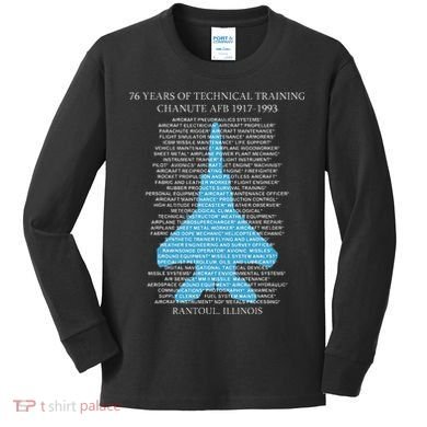 Chanute Afb F15 Eagletshirt Rantoul Illinois Kids Long Sleeve Shirt