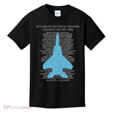 Chanute Afb F15 Eagletshirt Rantoul Illinois Kids T-Shirt